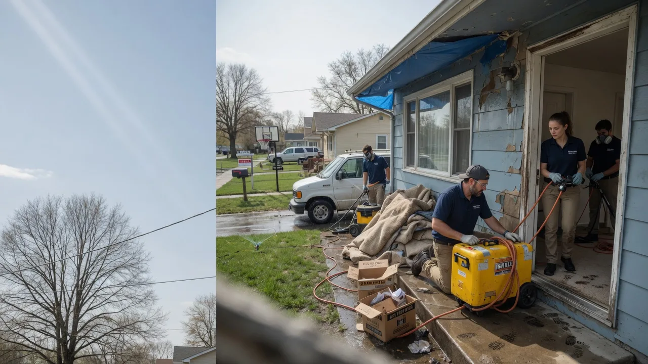 Basement Flood Cleanup in Fillmore, IL near me